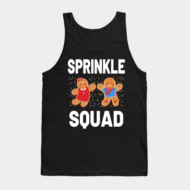 Cookies Sprinkle Clothing Matching Birthday Sprinkle Squad Tank Top by AE Desings Digital